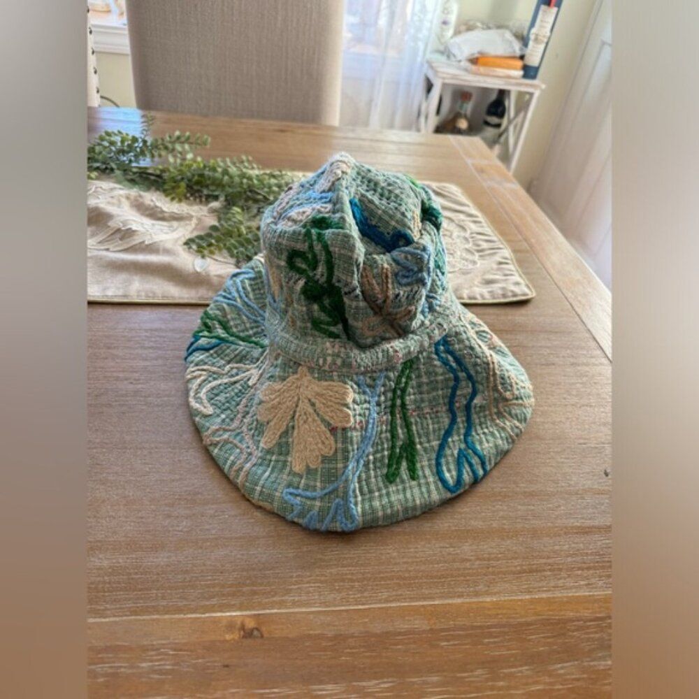 Free People Vintage Kantha Bucket Hat NWOT $98 - Picture 3 of 8